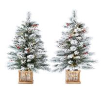 Resin Miniature Modern Christmas Tree