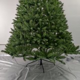 Manufacturer Supply 8ft Realistic Artificial PE PVC Christmas Tree with lights Decorated and Metal Base