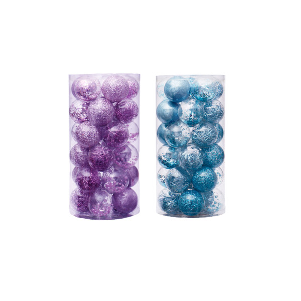 Christmas Balls 5Cm Christmas Tree Decoration Balls Plastic Christmas Decoration