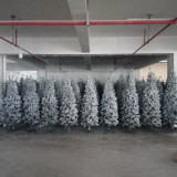 6ft 7ft 8ft 9ft 10ft PET PVC PE Artificial Flocked Christmas Tree