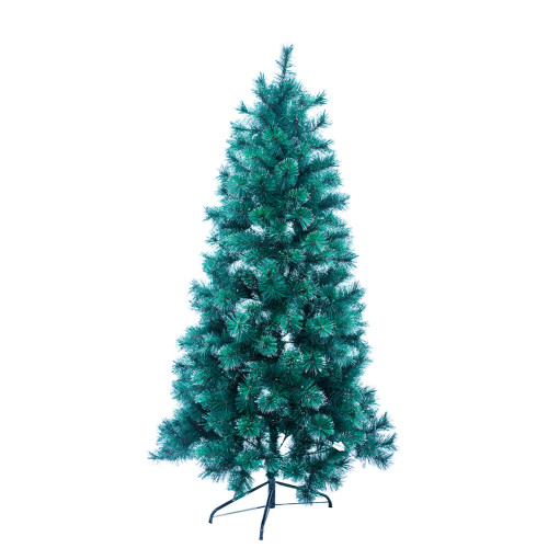 Decorated Giant Pine Needle Green 7.5ft PE Mixed PVC Christmas Trees