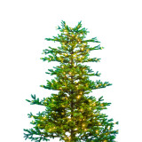 7.5Ft 8Ft 9Ft 10Ft Green With Lights Decoration Artificial Outdoor Pine Needle Christmas Tree