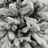 Manufacturer Supply 8ft Realistic Artificial PE PVC Christmas Tree with Snow and Metal Base