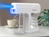 Electrica MINI Wireless Sprayer UV Disinfection Machine Nozzle Alcohol Fog Nano Blue Ray Anion Mist Spray Atomizer Gun Black