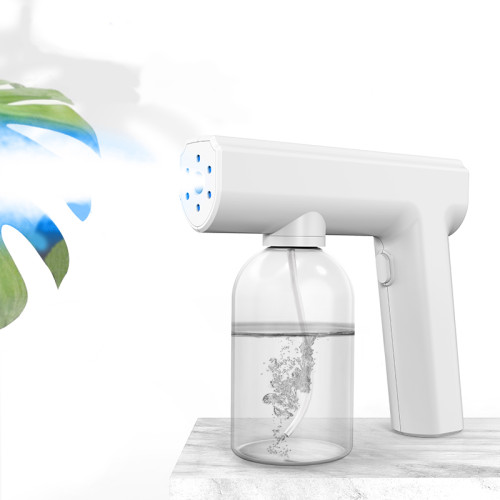 Sprayer Wireless Portable Disinfection Blue light Atomizer Nano Spray Gun