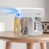 Electrica MINI Wireless Sprayer UV Disinfection Machine Nozzle Alcohol Fog Nano Blue Ray Anion Mist Spray Atomizer Gun Black