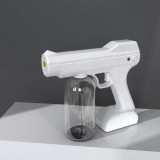 New Arrvial Cordless Battery Power Autor Atomization USB UV Steam Machine Blue Light Nano Spray Gun Fogger