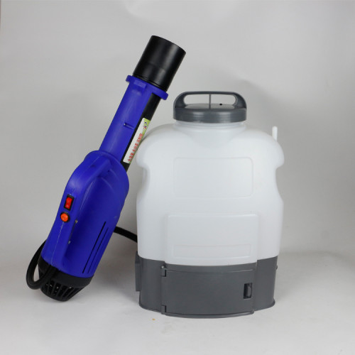 Ulv Fogger Battery Power Pressure Sprayer Lithium Whit Outside Fan Mist Portable Electric Sanitizer