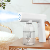 Sprayer Wireless Portable Disinfection Blue light Atomizer Nano Spray Gun