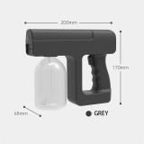 Electrica MINI Wireless Sprayer UV Disinfection Machine Nozzle Alcohol Fog Nano Blue Ray Anion Mist Spray Atomizer Gun Black