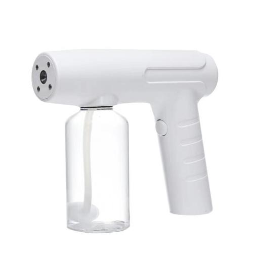 Nano Electric Mist Sprayer Portable Mini Handheld Trigger Blue Light Steam Spray Gun Type