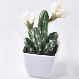 New products Originally designed and produced factory price and high quality white pot artificial potted cactus