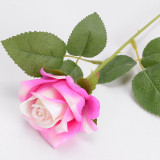 2021 new velvet artificial flower rose home decoration simulation flower wedding flannelette rose manufacturers wholesale