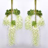 Wedding simulation decoration Wisteria living room Douban flower plastic rattan artificial flower factory