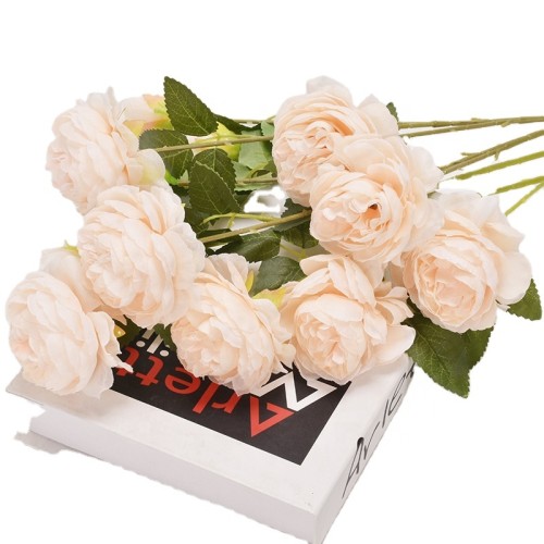 decoration The manufacturer artificial flower European style emulation bouquet home  wholesales three head foreign peony