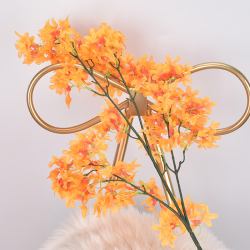 Best Selling Artificial Plant Wall Flower For Stage Decoration Wedding Interior Exquisite Lilac Artificial Realistic Flowers