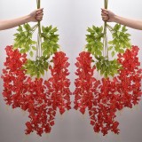 Wedding simulation decoration Wisteria living room Douban flower plastic rattan artificial flower factory