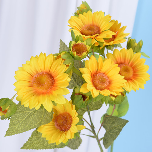 2021Wedding Decoration Flowers Excellent Home Hotel Wedding Decoration Sunflower Artificial Flower Sunflower