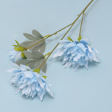Manufacturers Supply Flower For Modern Home Decoration Artificial Decorative Flowers Simulated 3 Heads Of Dahlia
