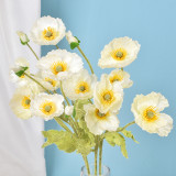 2021 Modern Home Decoration Artificial Silk Flowers Corn Poppy Flower For Wedding Decoration
