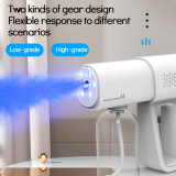 Portable 380ML K5 Cordless Sanitizing Nano Alchohol Sprayer Sprey UV Mist  Spray Fogger Gun Machine