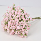 Factory Direct Sales Artificial Pink Flowers Wedding Decoration Romantic Gypsophila table Artificial Realistic Flowers