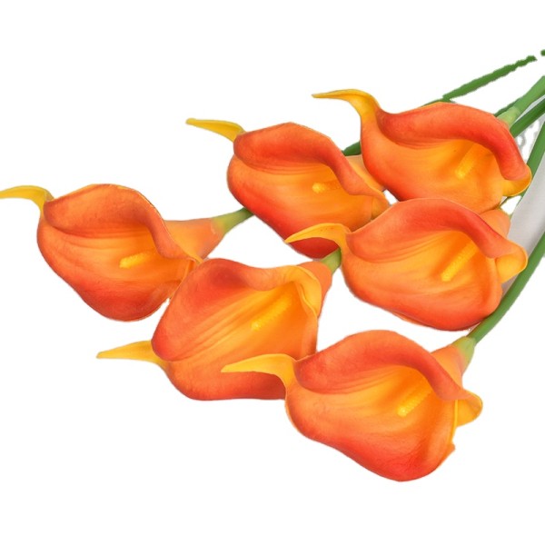 PU calla lily flower mini artificial flower wedding holding home decoration floral arrangement