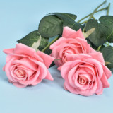 2021Original Cheap Artificial Flower Artificial Simulated Rose Flowers For Wedding Decoration Simulated touch rose