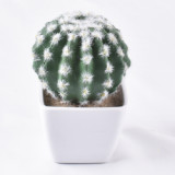 New products Originally designed and produced factory price and high quality white pot artificial potted cactus