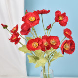 2021 Modern Home Decoration Artificial Silk Flowers Corn Poppy Flower For Wedding Decoration
