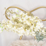 Simulation flower 2 forked delphinium wedding hall decoration display silk flower wholesale