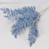 Home decoration 5 Robinia pseudoacacia leaves artificial leaf bouquet factory wholesale