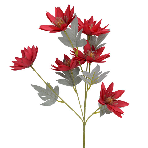 Artificial flowers 6 Saussurea involucrata hotel wedding hall renovation decoration floral home soft furnishings foreign trade f