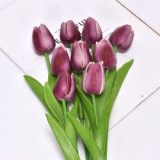 Factory Custom Cheap Wholesale wedding Artificial Flowers Decoration tulip bouquet Flowers Artificial Home Decorative