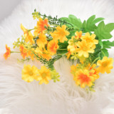 Factory Wholesale Table Top Decoration Plastic Flower Multicolor Beautiful Wedding Decoration Flowers Artificial Home