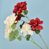 2021 Wedding Flower Wall Decorative Silk Artificial Gardenia Hot Sale Multicolor Artificial Gardenia Silk Flower