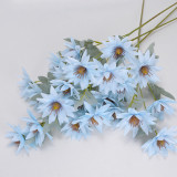 Simulated sunflower six head kingfisher home floor decoration false flower shooting scene layout simulation flower wholesale