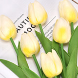 simulated plastic artificial decorative flowers plants decorative bulk potted manufacturers wholesale tulip