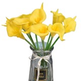 Simulation PU mini calla calla small sea taro artificial flower home decoration flower arrangement 8 a bunch of wedding
