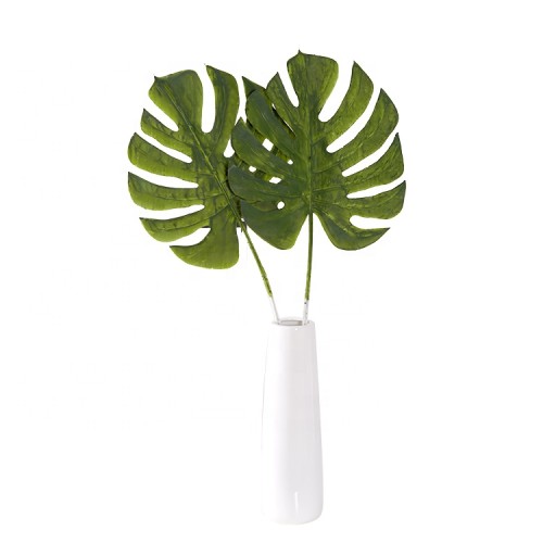 2021Artificial Leaves Tropical Monstera Leaves Palm Tree Leaf Plant DIY Decorations for Home Kitchen Wedding Party