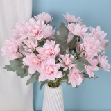 2021New Design Wholesale Artificial Wedding Decoration Flower Bouquet Multicolor Simulated Chinese Herbaceous Peony