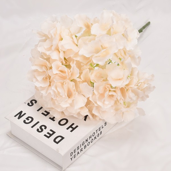 5 head simulation flower bouquet artificial hydrangea wedding window decoration flower materials manufacturerswholesale