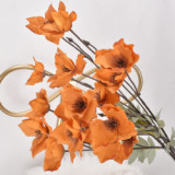 Simulated sunflower six head kingfisher home floor decoration false flower shooting scene layout simulation flower wholesale