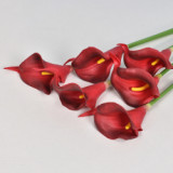 Simulation PU mini calla calla small sea taro artificial flower home decoration flower arrangement 8 a bunch of wedding