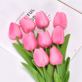 simulated plastic artificial decorative flowers plants decorative bulk potted manufacturers wholesale tulip