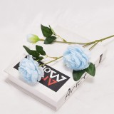 Simulation 3 foreign peony silk flower wedding decoration props photography photo ornaments manufacturers wholesale