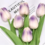 Factory Custom Cheap Wholesale wedding Artificial Flowers Decoration tulip bouquet Flowers Artificial Home Decorative