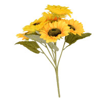 2021 Factory Direct Selling Artificial Sunflowers In Bulk Decorative Bouquet From China