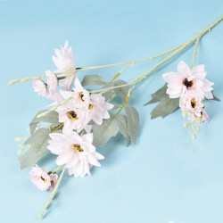 Hot Selling Wedding Flower Art Advanced Material High Quality Artificial Flower Silk Flower Dahlia For Home Decoration