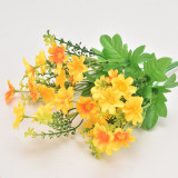 Nordic floral design 28 heads jump chrysanthemum 7 forks  decorative silk flowers small fresh plastic flowers